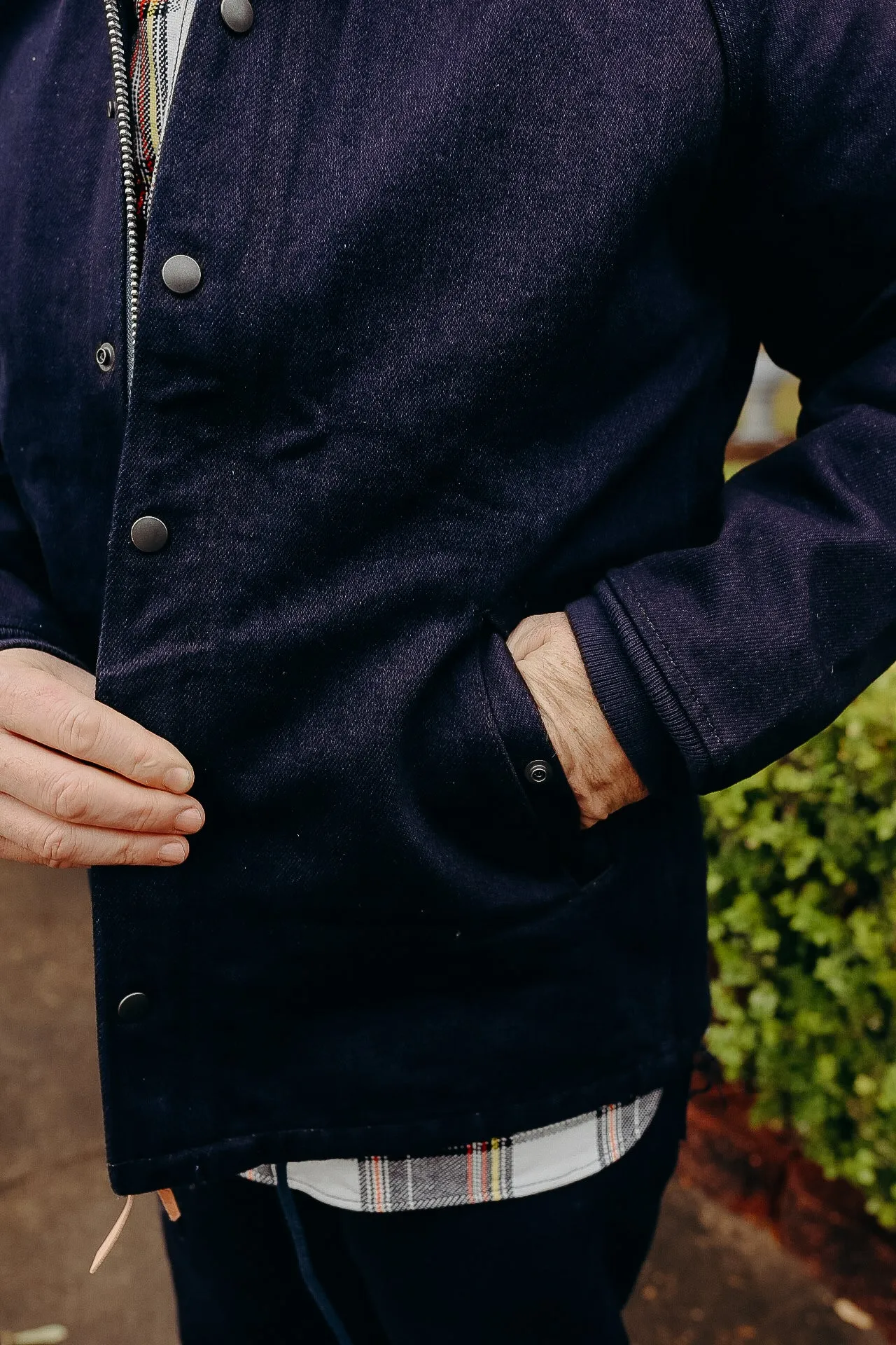 21oz Serge Windbreaker - Indigo IHJ-142-IND