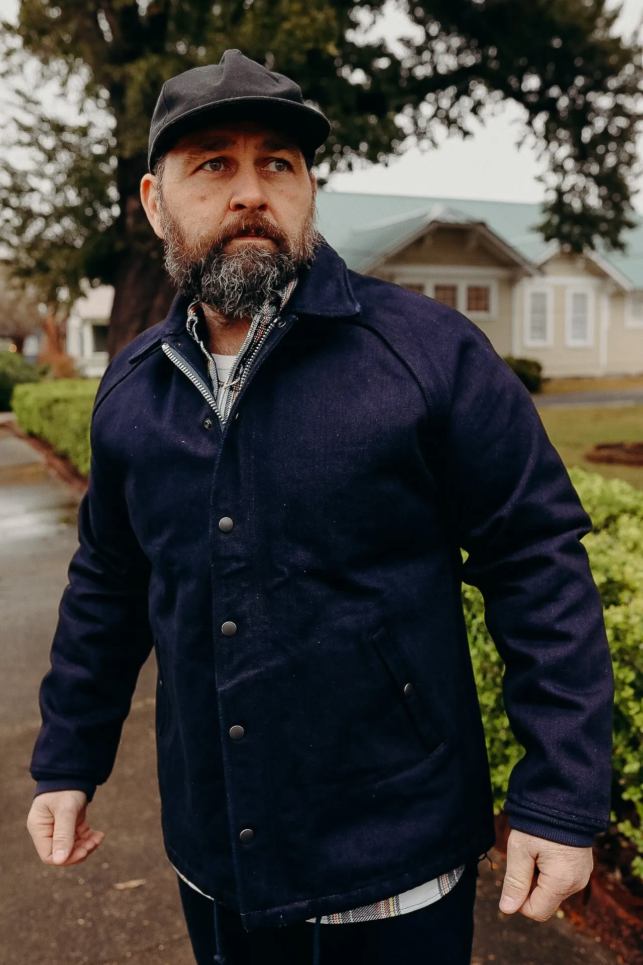 21oz Serge Windbreaker - Indigo IHJ-142-IND