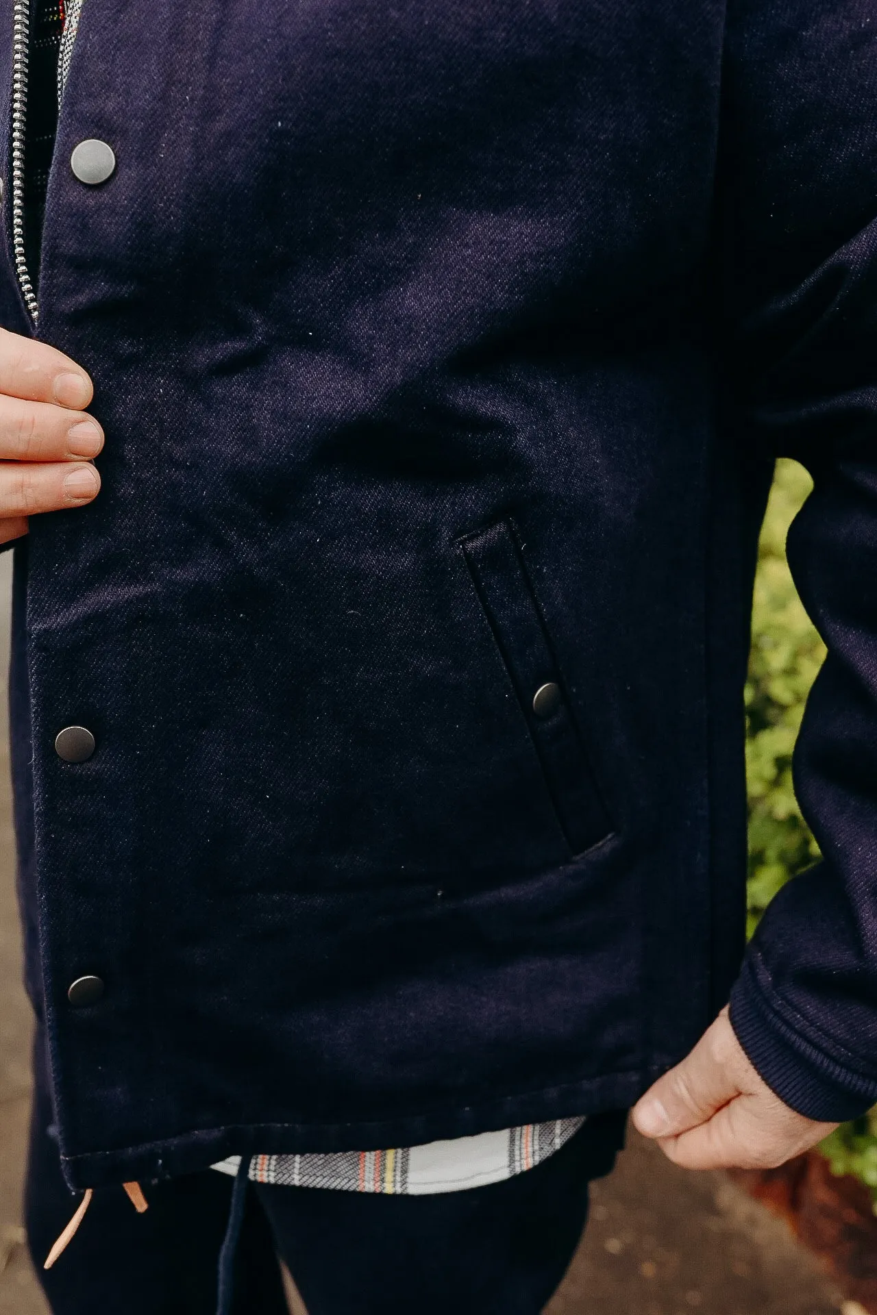 21oz Serge Windbreaker - Indigo IHJ-142-IND