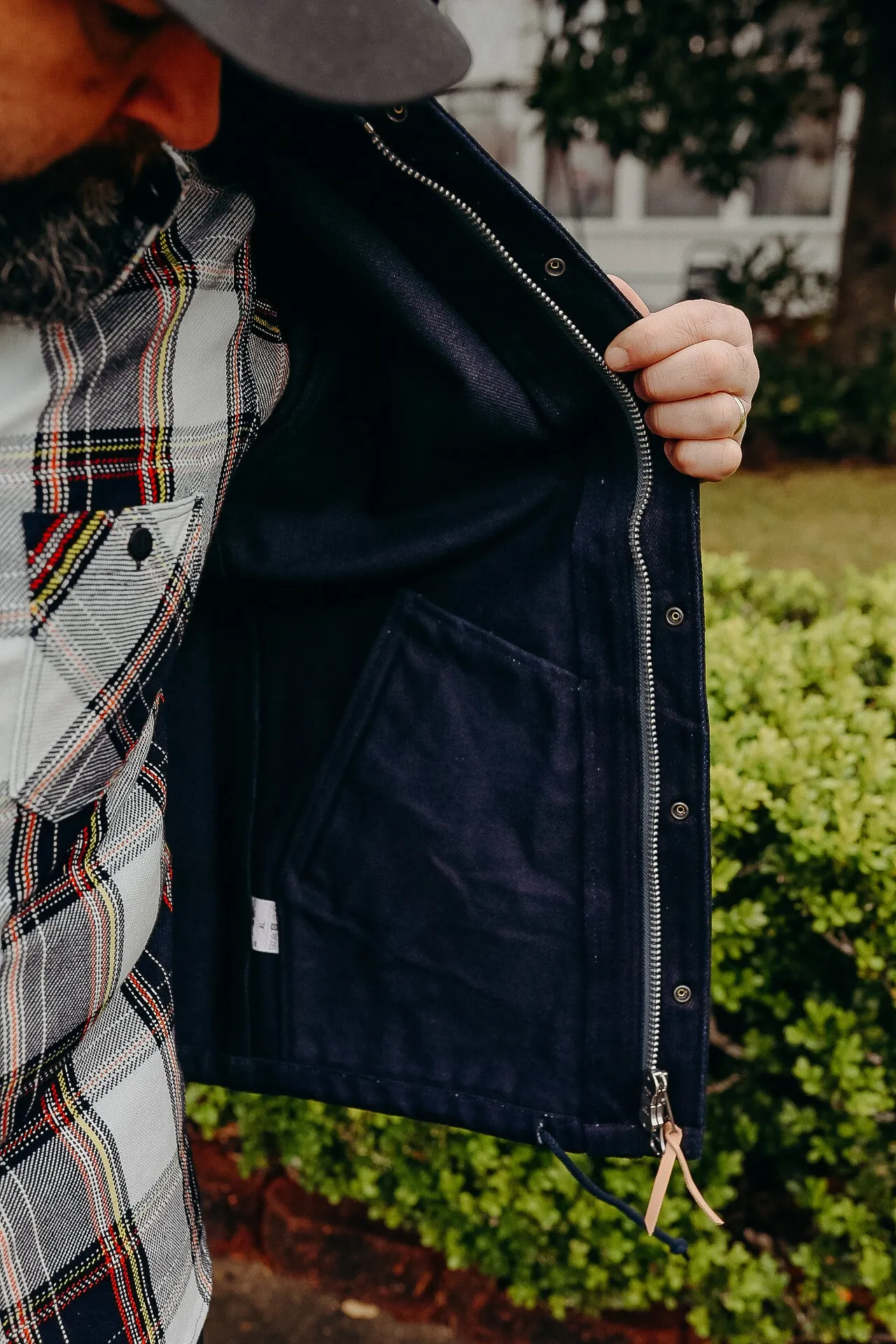 21oz Serge Windbreaker - Indigo IHJ-142-IND