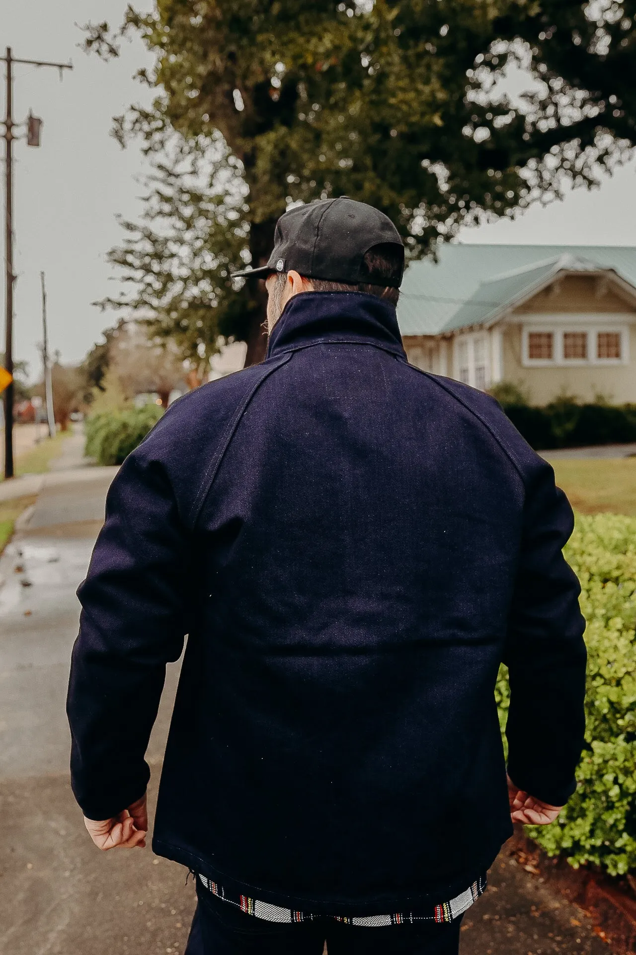 21oz Serge Windbreaker - Indigo IHJ-142-IND