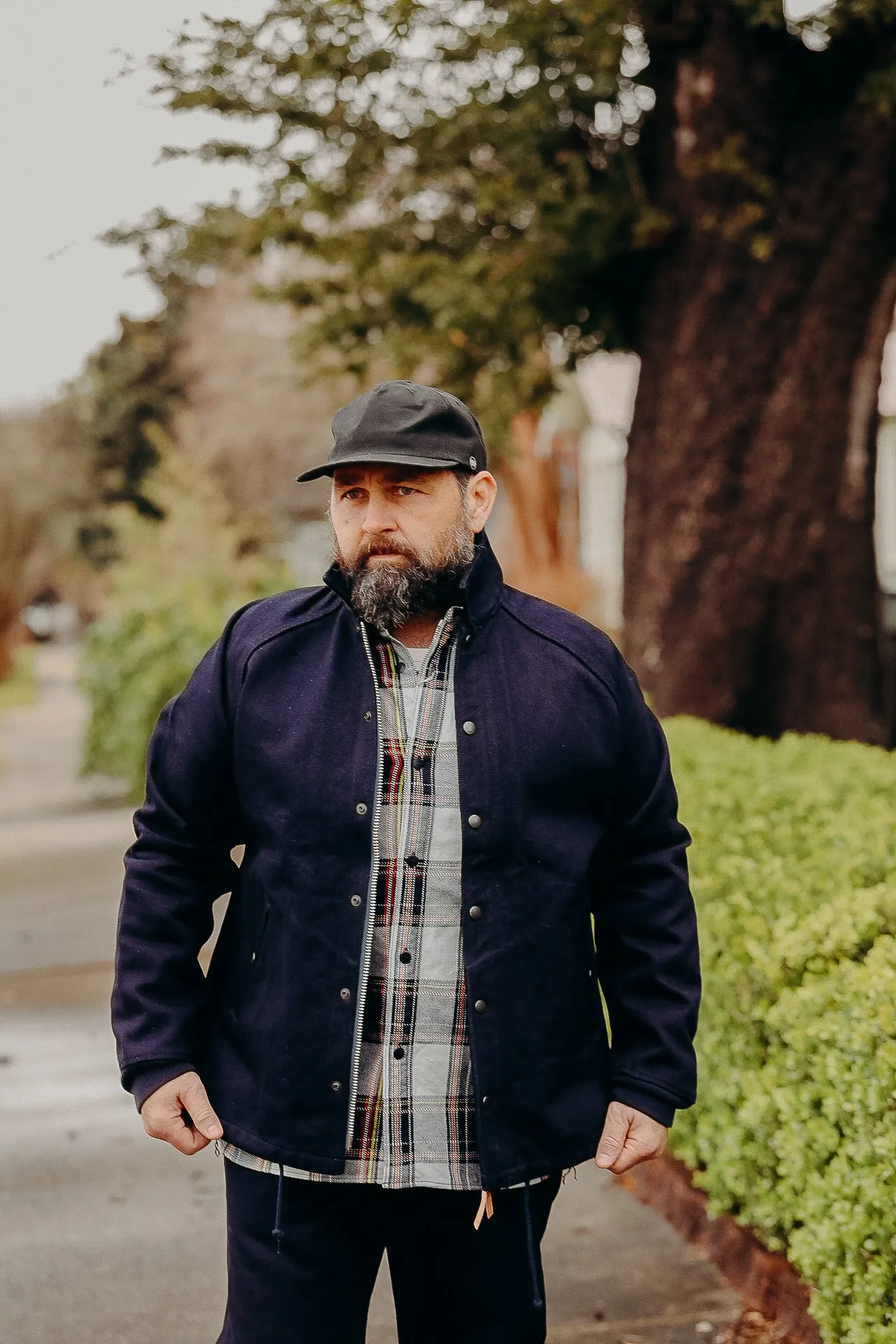 21oz Serge Windbreaker - Indigo IHJ-142-IND