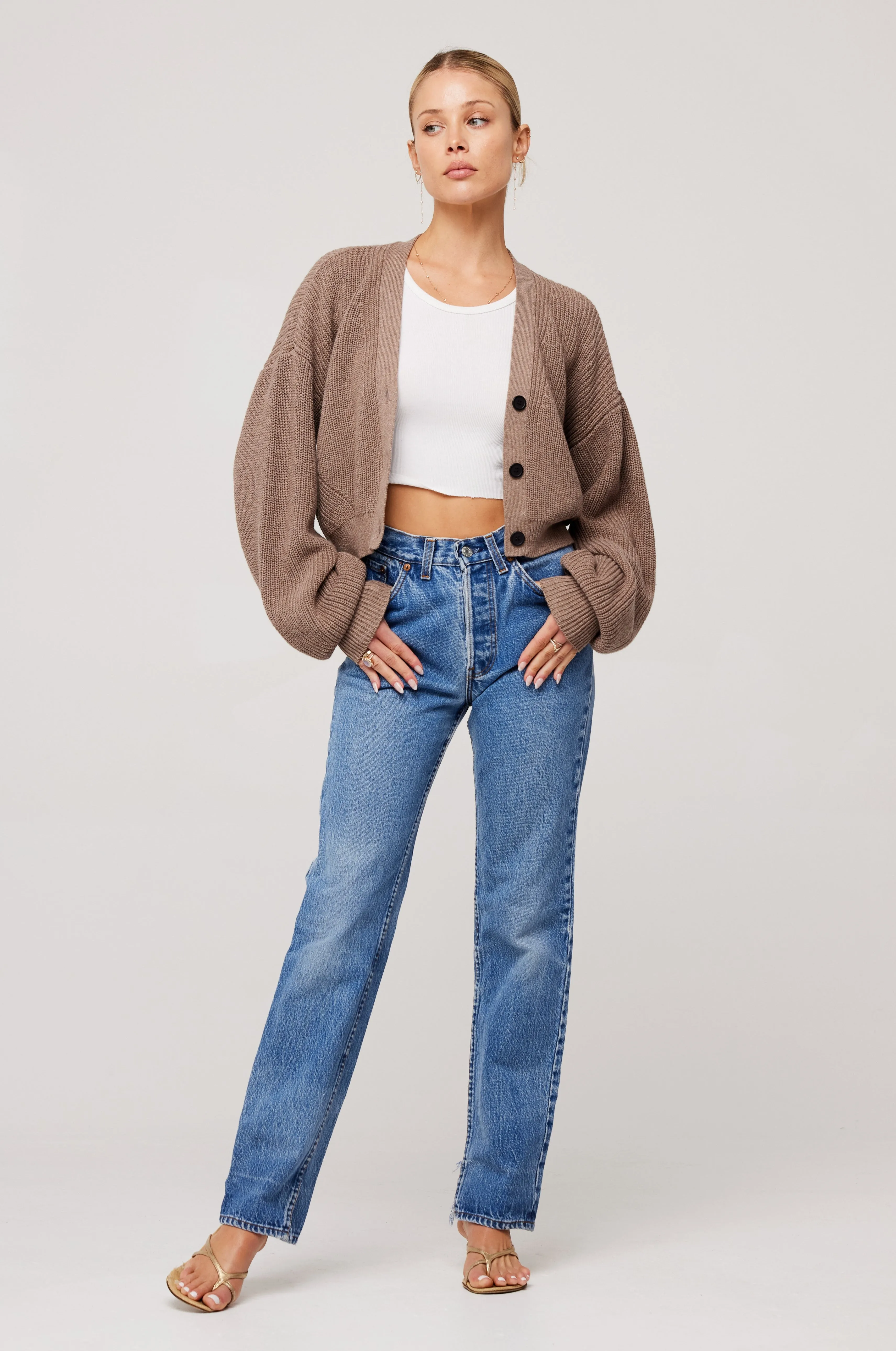 Annette Cardigan in Chai