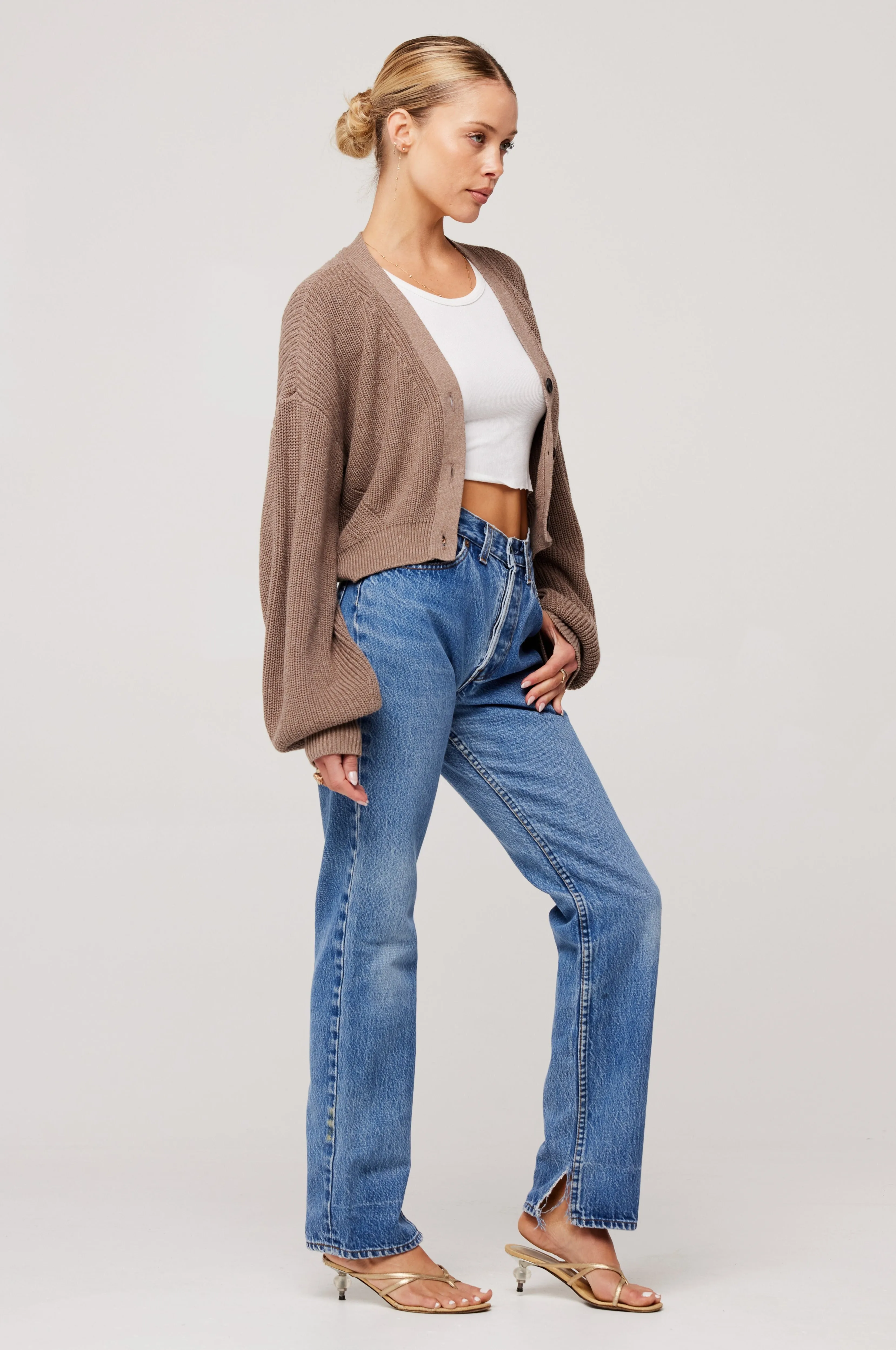 Annette Cardigan in Chai