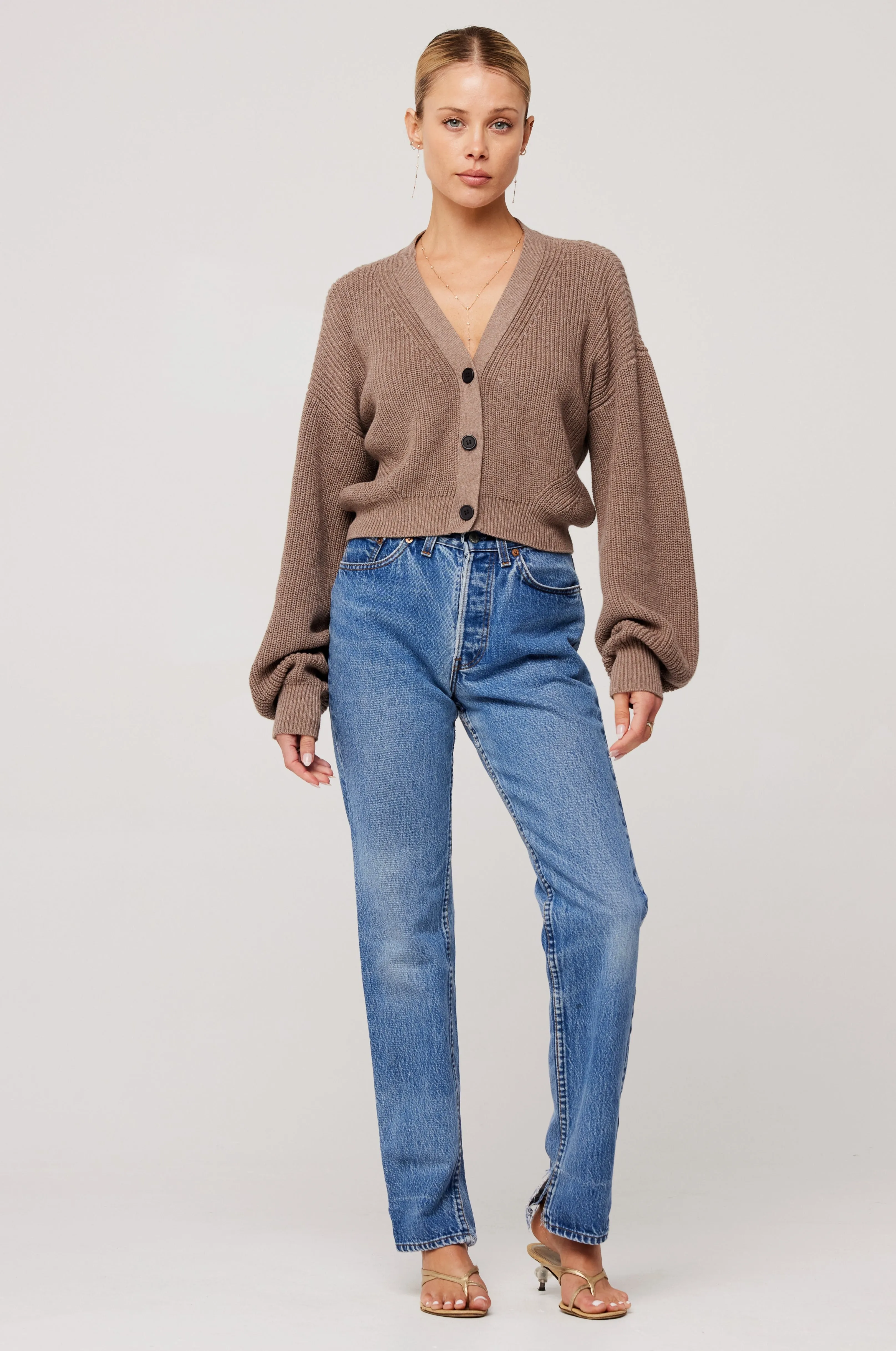 Annette Cardigan in Chai