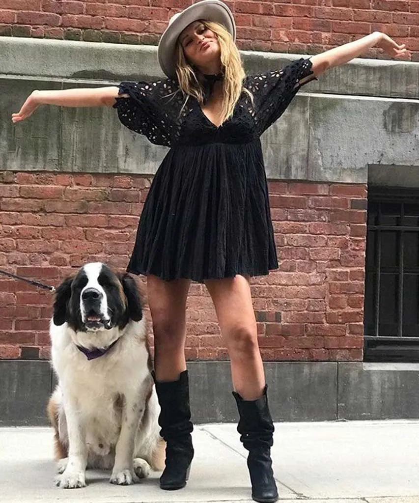 Bella Note Eyelet Mini Dress