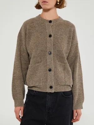 Bine Cardigan in Pure Soil