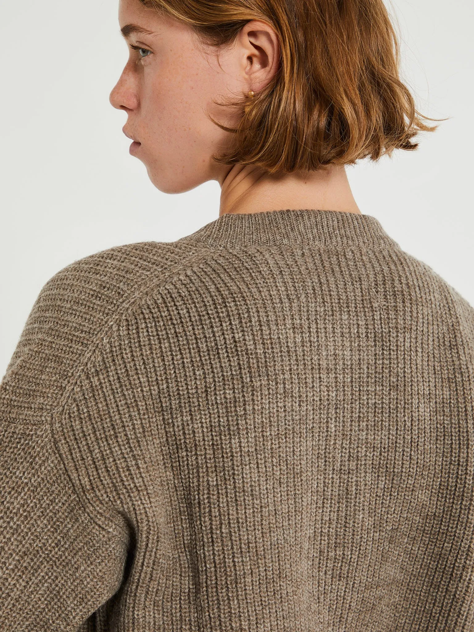 Bine Cardigan in Pure Soil