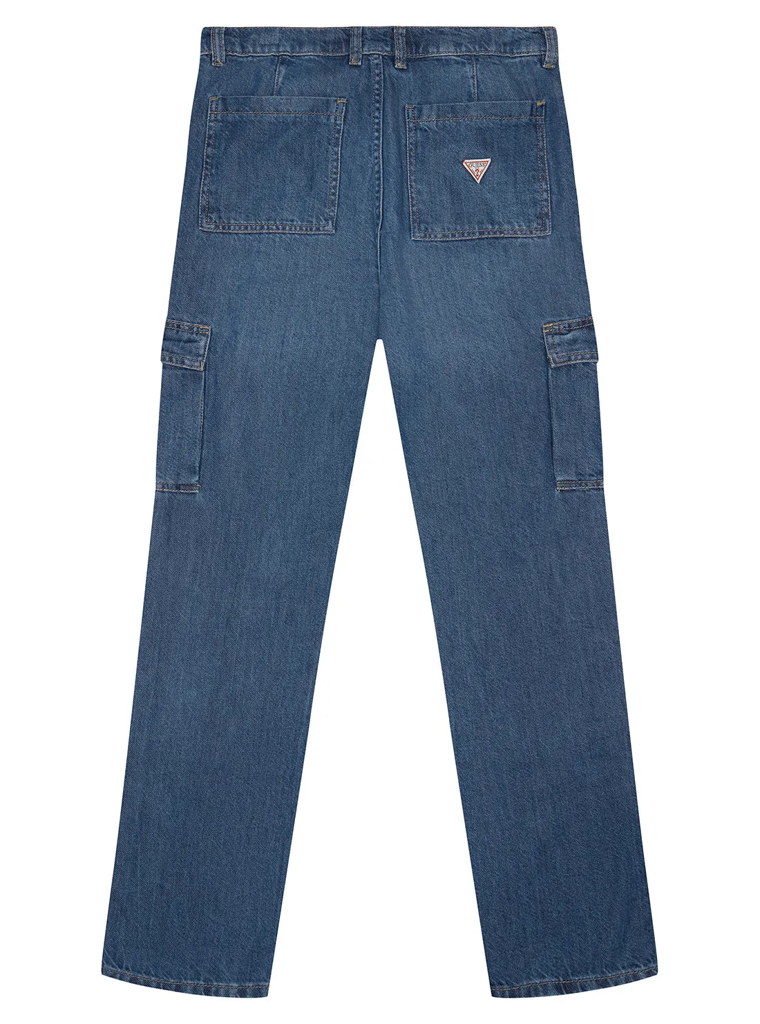Blue Denim Cargo Pants (7-16)