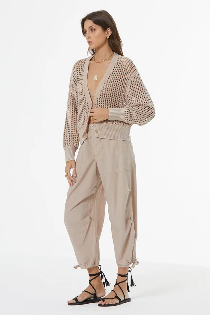 Bradshaw Crochet Cardi // Sandstone Mineral Wash