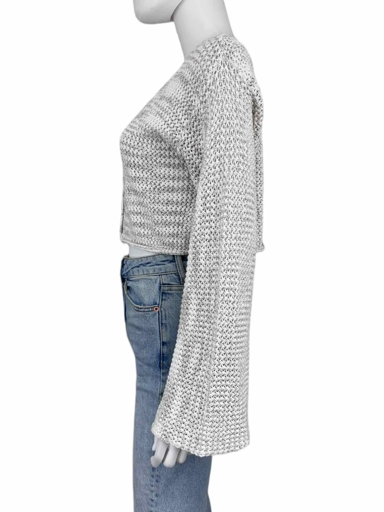Callahan 100% Cotton Bell Sleeve Cardigan Size S