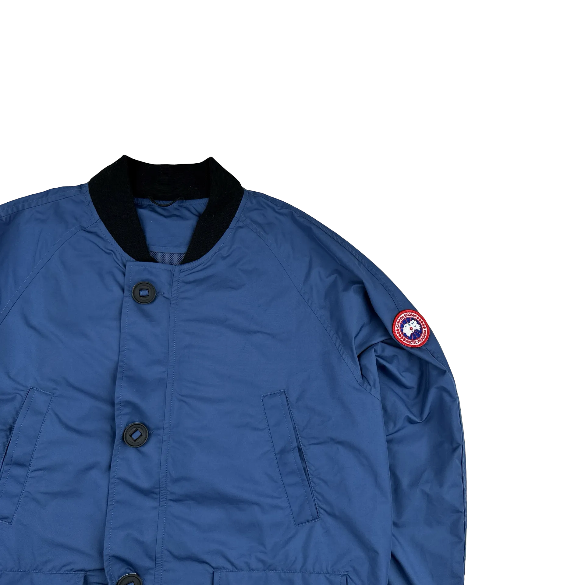 Canada Goose Blue Faber Bomber Jacket - Large