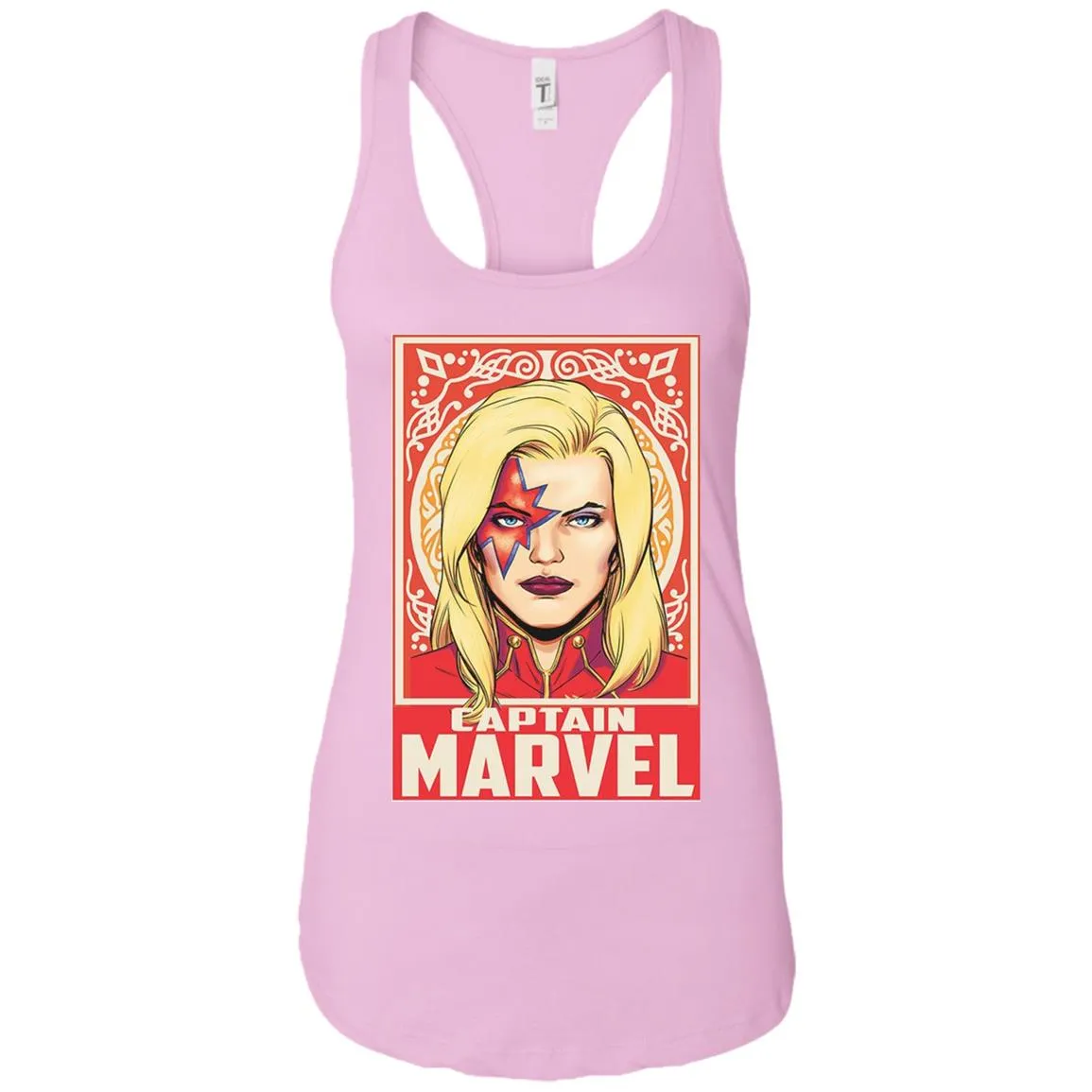 Captain Marvel Ornament Women Tank Top