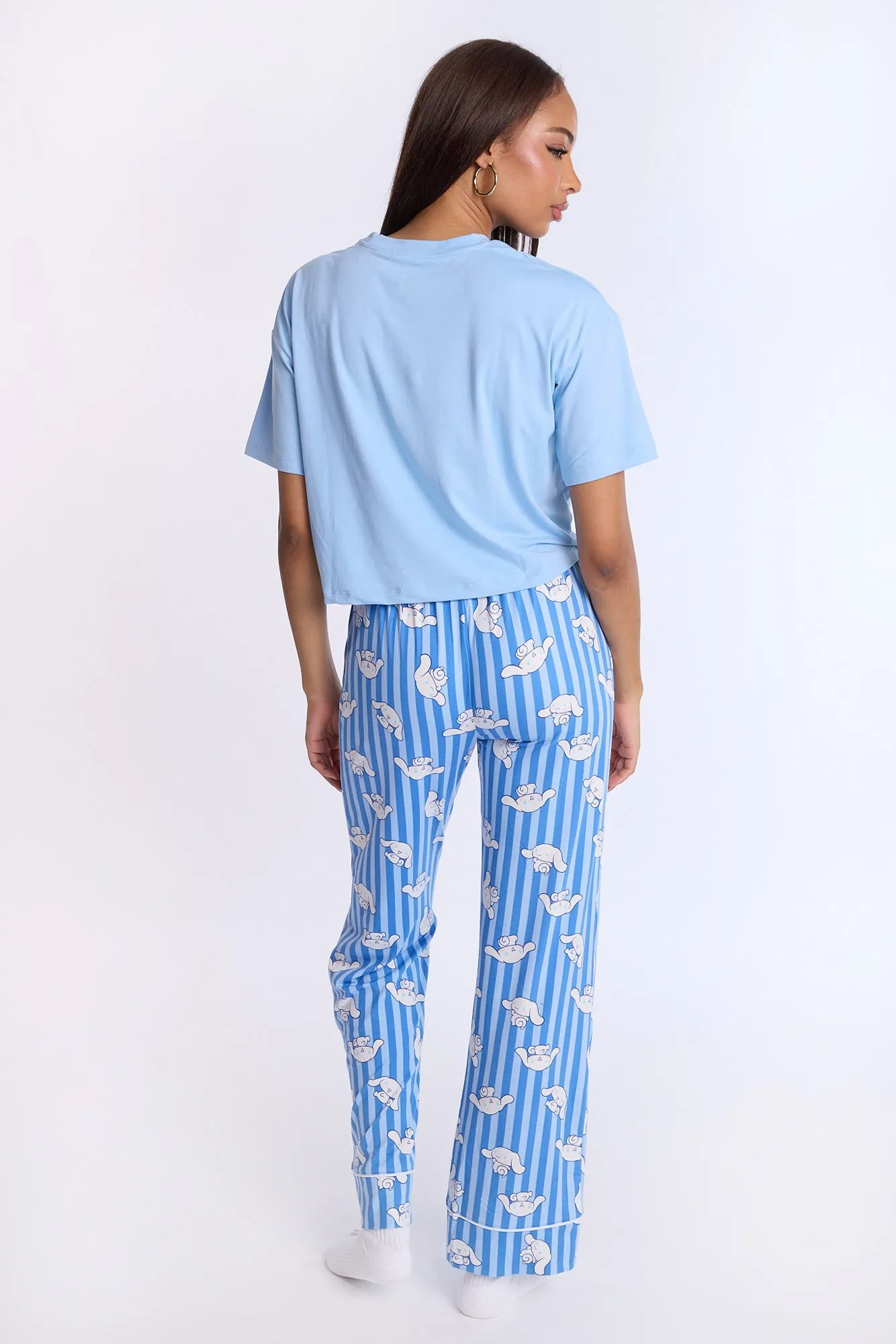 Cinnamoroll Super Soft Pajama Tee And Pants 2-Piece Set
