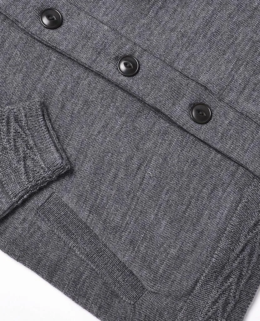 Concrete Grey Shawl Collar Cardigan
