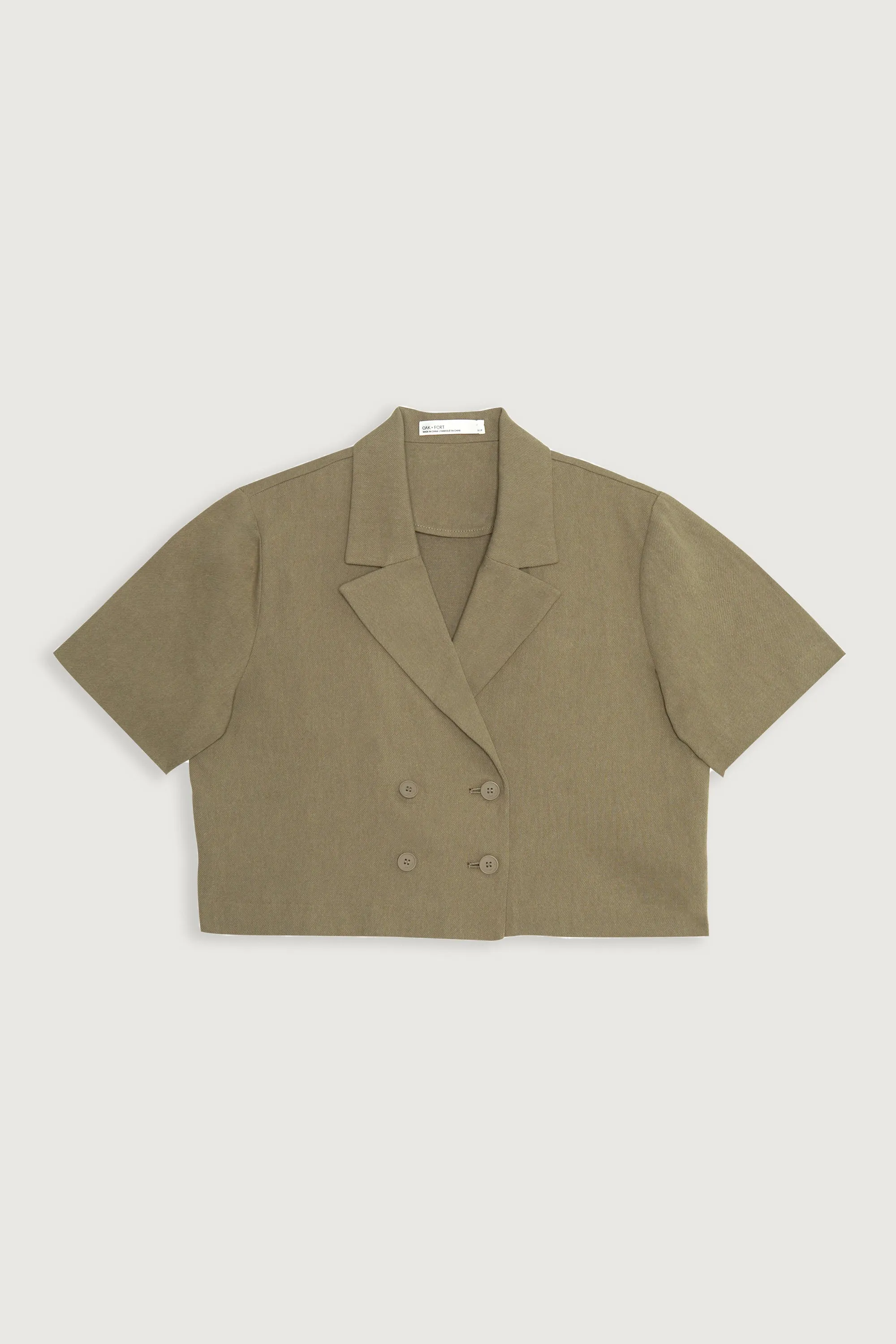 COTTON LINEN WOVEN TOP