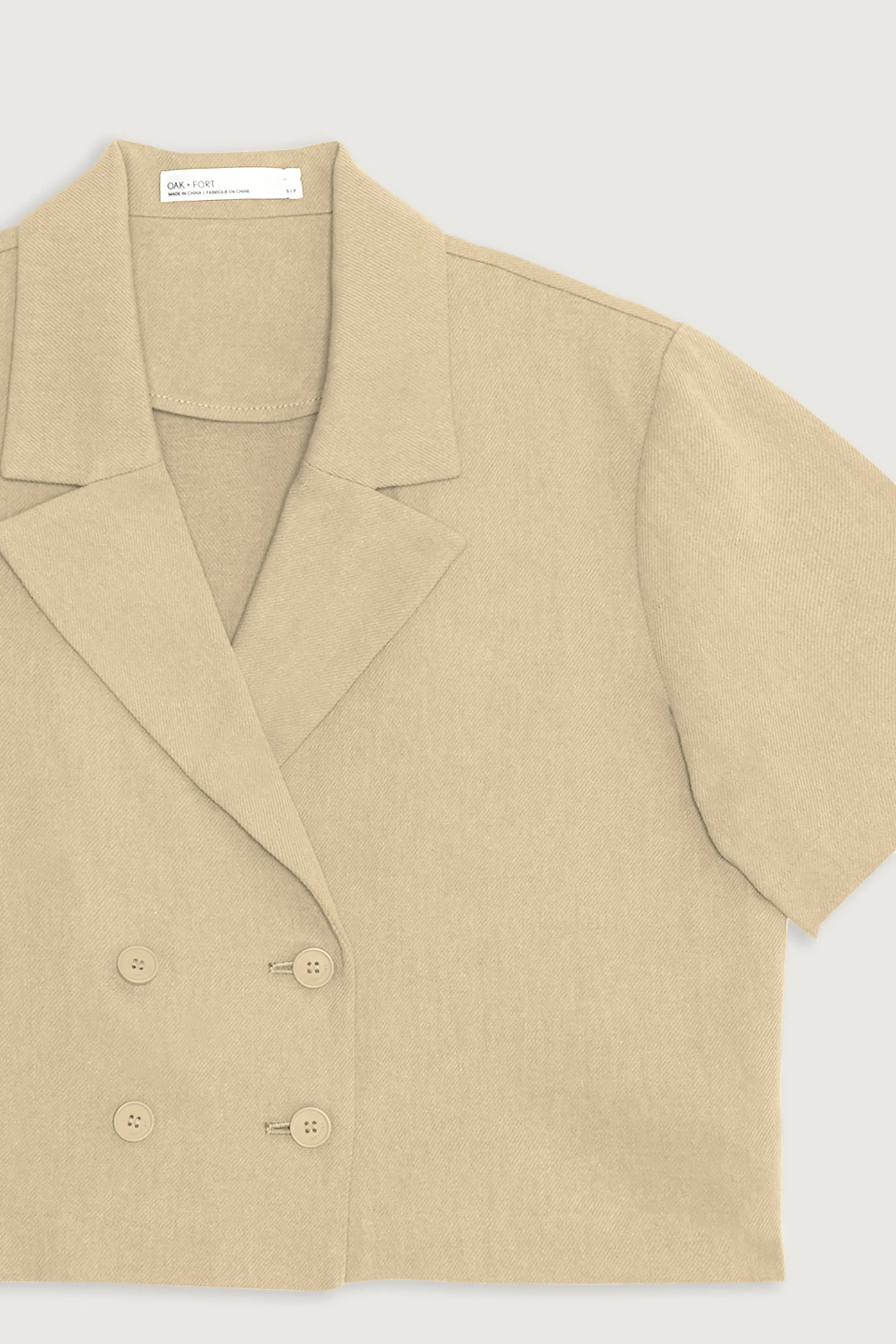 COTTON LINEN WOVEN TOP