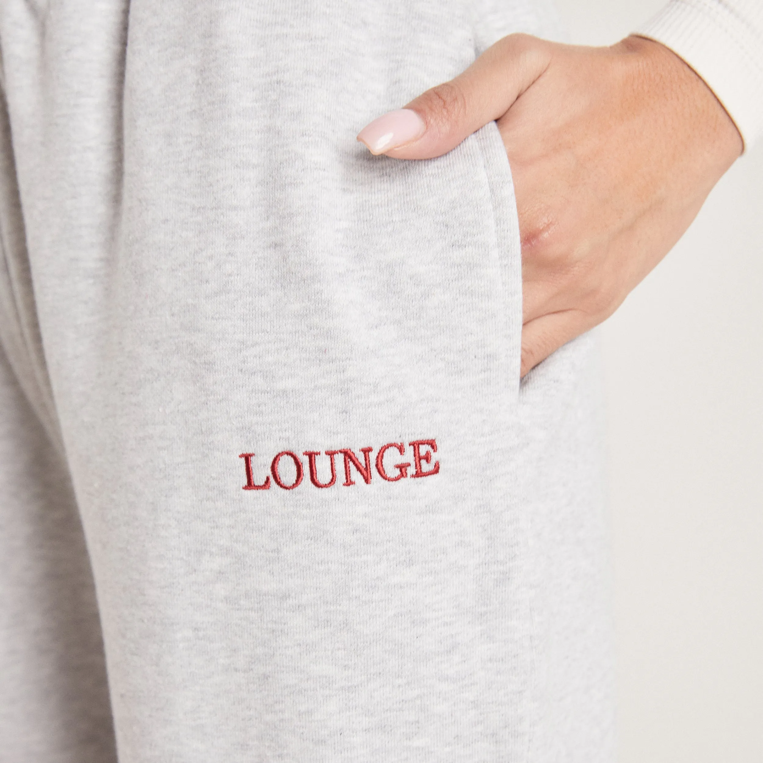Cuffed Joggers - Grey Marl