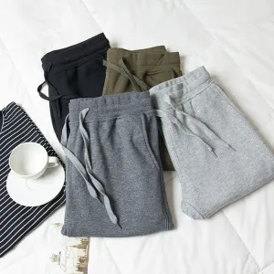 Cuffed Tie Waist Joggers