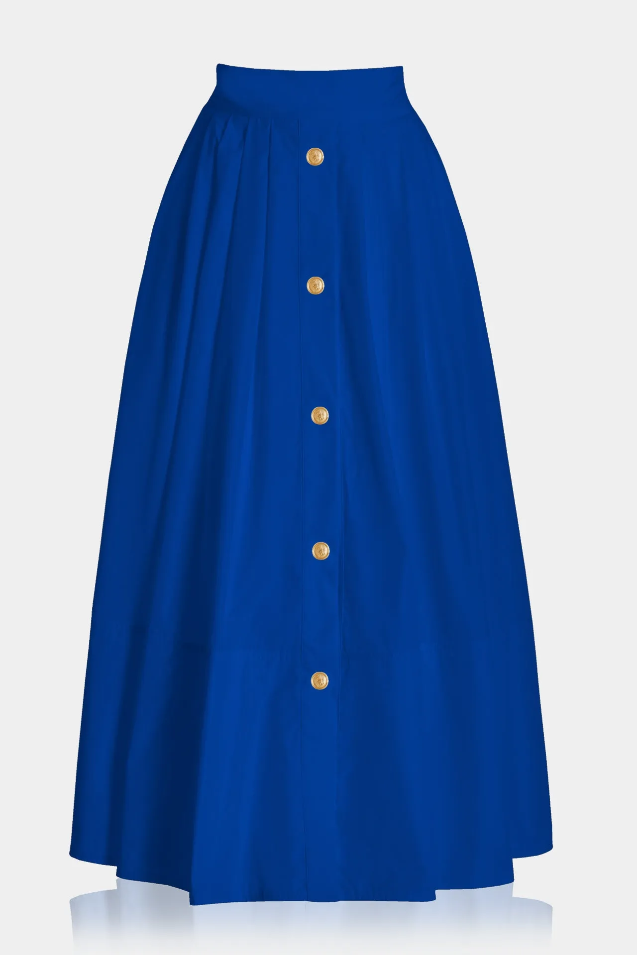 Designer Navy Blue Midi Skirts