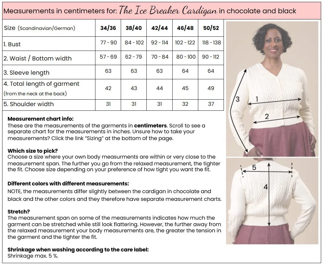 Emmy -The Ice Breaker cardigan black