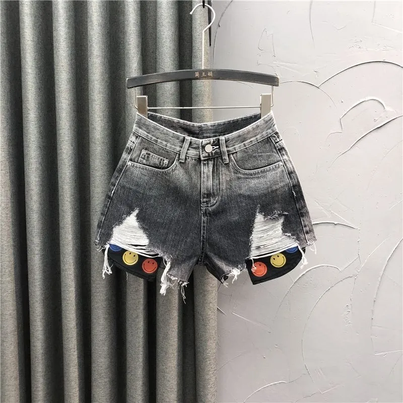 Fashion Wide Vintage t High Waist Shorts