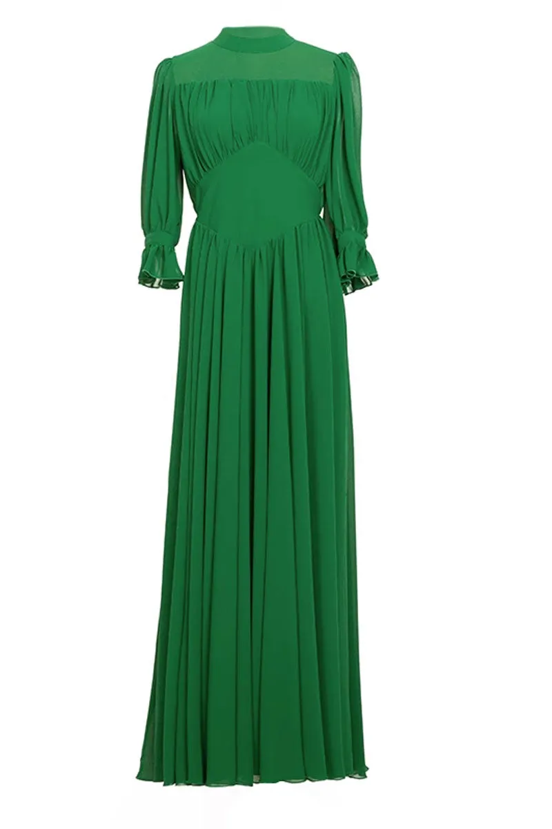 fit and flare prom chiffon dress women 4448