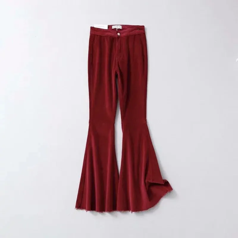 Flared Curduroy Pants