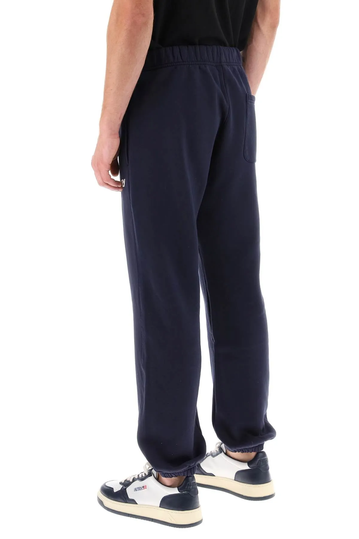 fleece-back cotton joggers