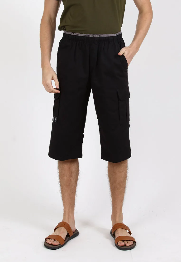 Forest 100% Cotton Twill 27"/28" Cargo Pants Men Shorts Casual 3 Quarter Short Pants Men | Seluar Pendek Lelaki - 65849