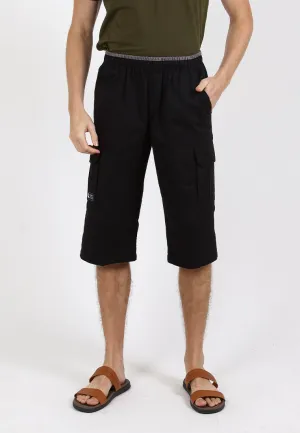 Forest 100% Cotton Twill 27"/28" Cargo Pants Men Shorts Casual 3 Quarter Short Pants Men | Seluar Pendek Lelaki - 65849