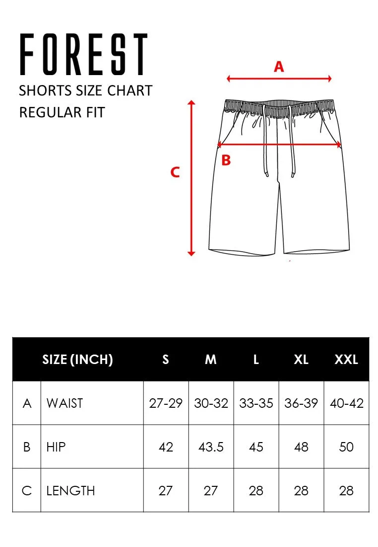 Forest 100% Cotton Twill 27"/28" Cargo Pants Men Shorts Casual 3 Quarter Short Pants Men | Seluar Pendek Lelaki - 65849