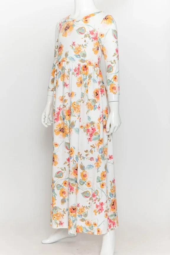Girls Fit & Flare Maxi Dress