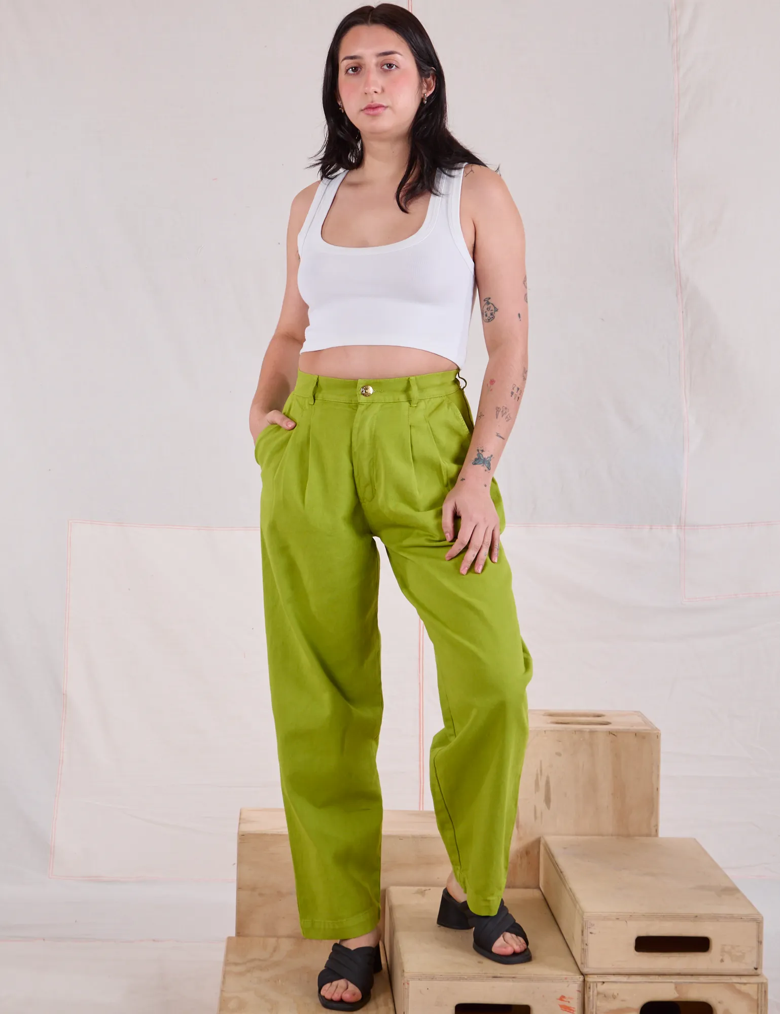 Heavyweight Trousers - Gross Green