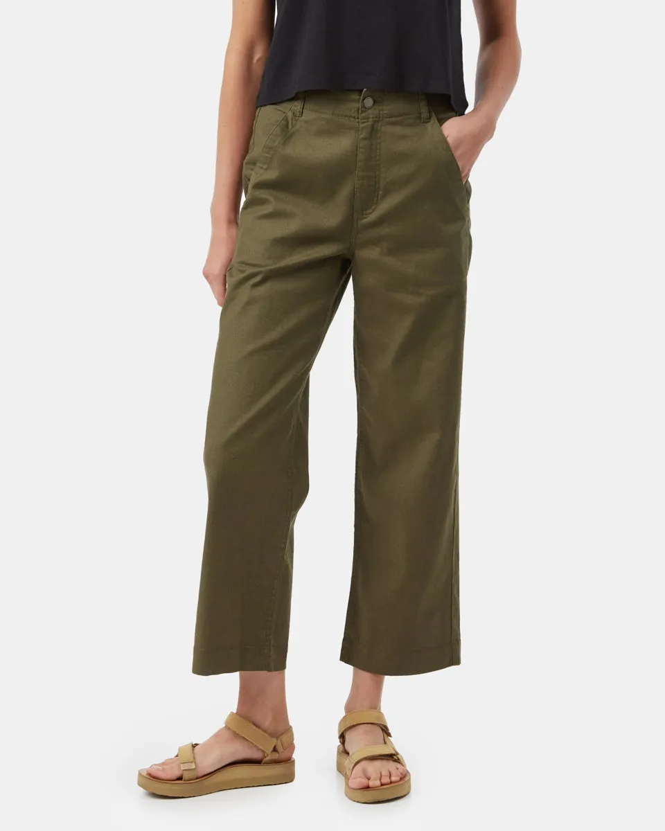 Hemp Stretch Straight Leg Pant