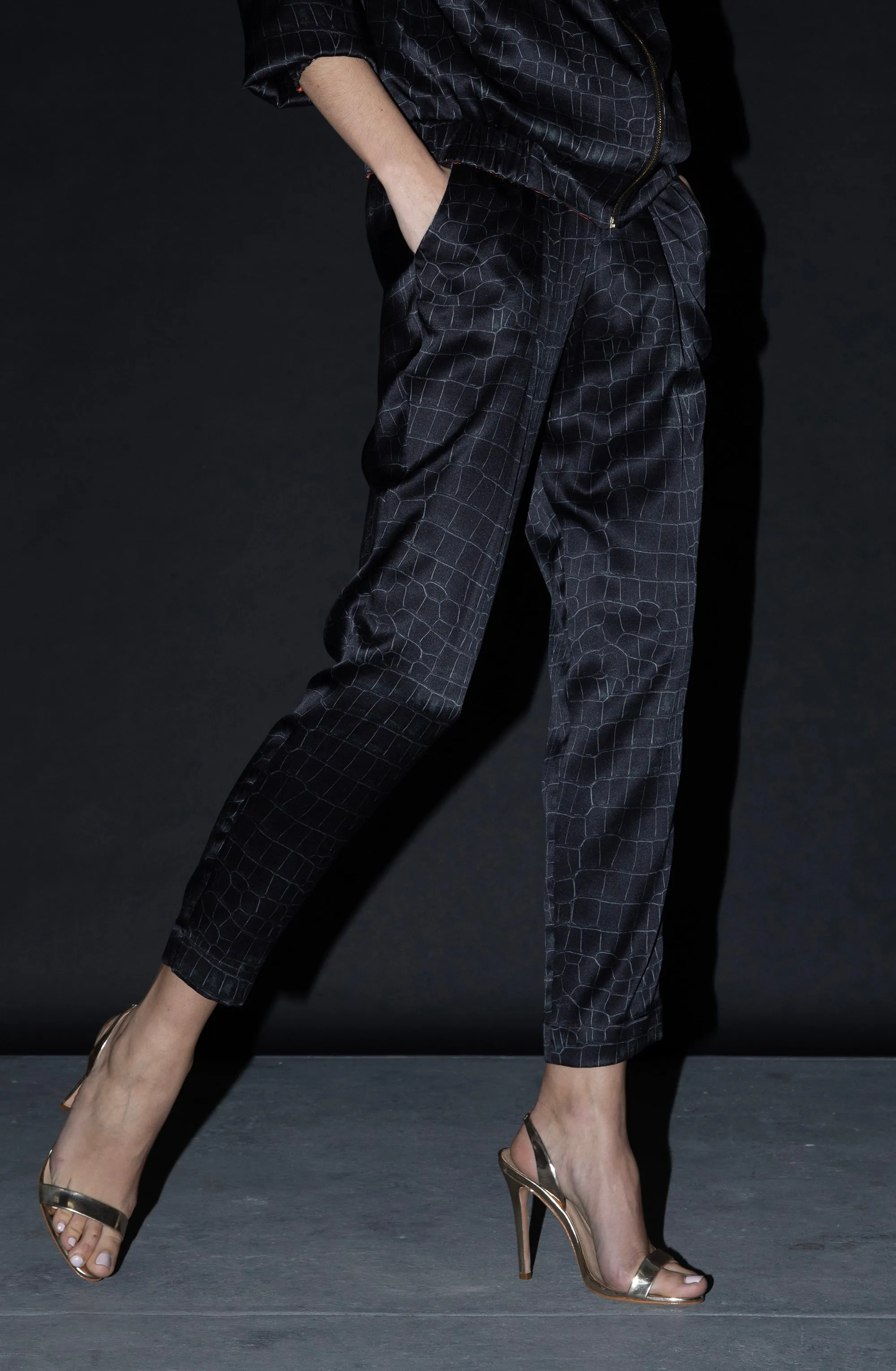 Jogger Pant   Black Croc