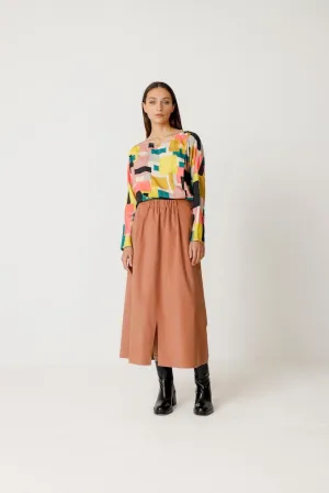 LAVANDERA Sabik skirt misty rose women