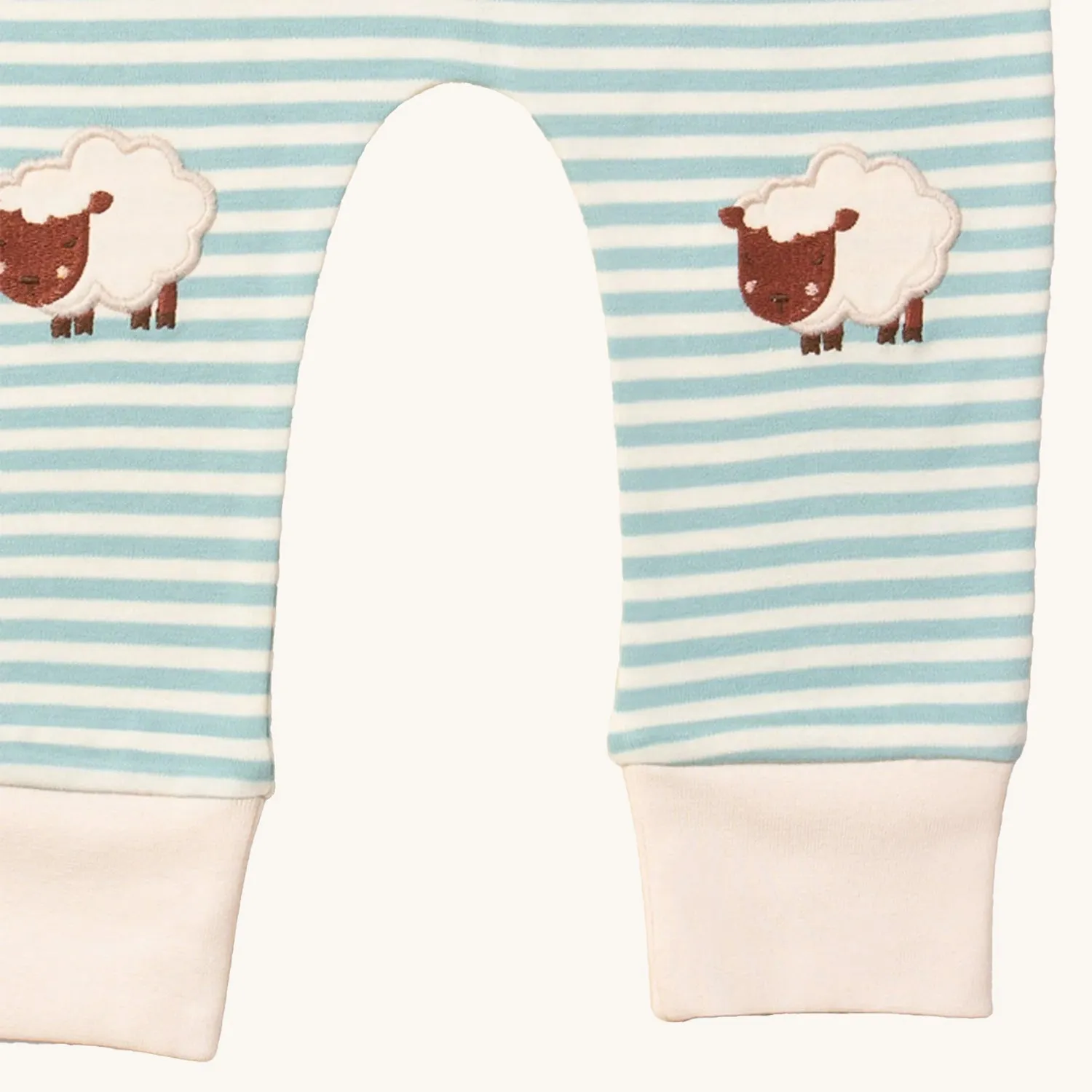 LGR Counting Sheep Striped Knee Patch Joggers