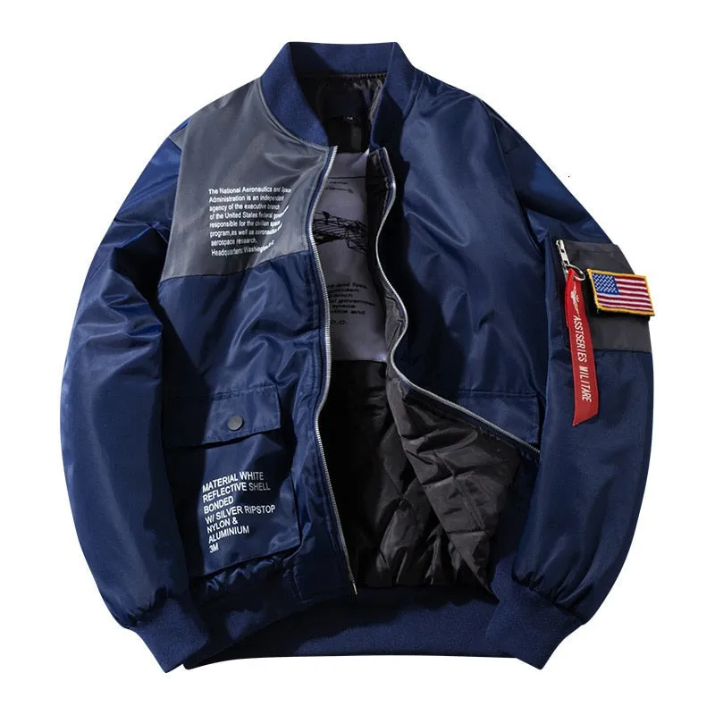 Loose Windbreaker Pilot Jacket
