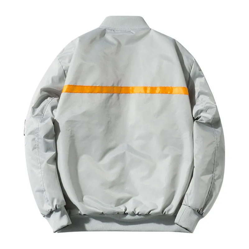 Loose Windbreaker Pilot Jacket