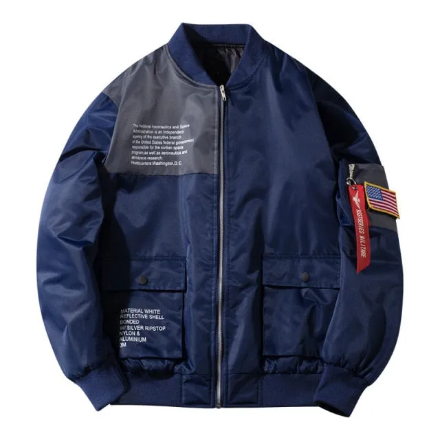 Loose Windbreaker Pilot Jacket