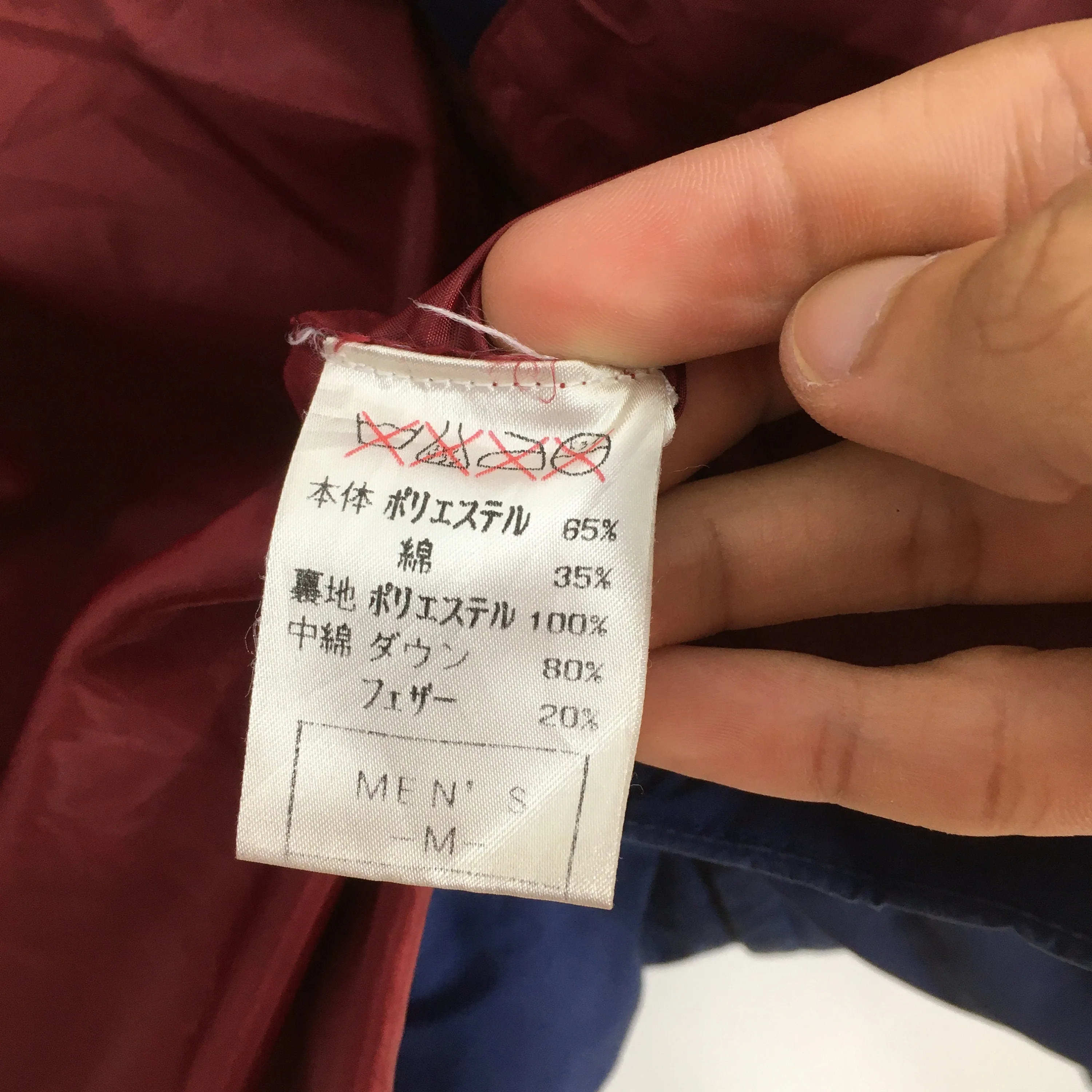 Nike Swoosh Bomber Blue Puffer Jacket Medium