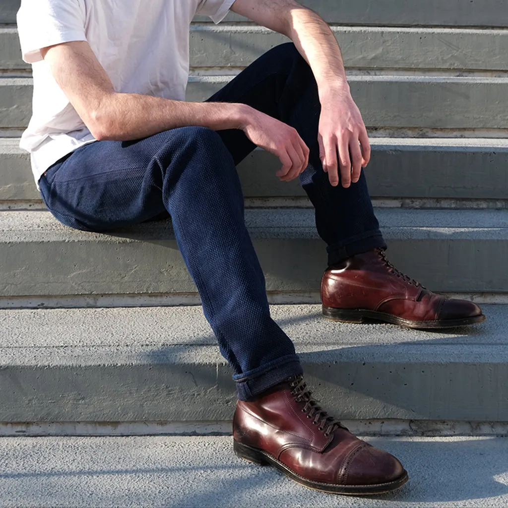 OD SDA "Kasezome" Indigo x Dorozome Sashiko Selvedge Pants (Relax Tapered)