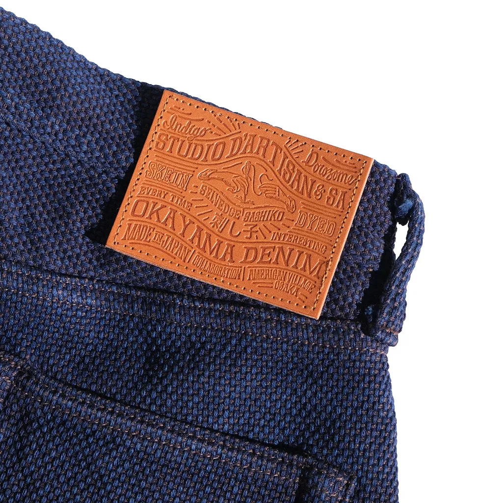 OD SDA "Kasezome" Indigo x Dorozome Sashiko Selvedge Pants (Relax Tapered)