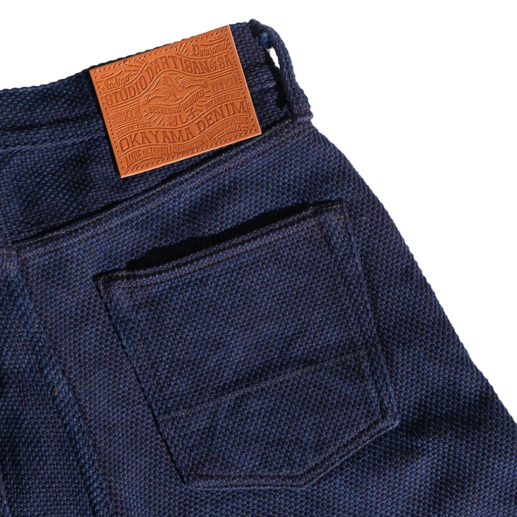 OD SDA "Kasezome" Indigo x Dorozome Sashiko Selvedge Pants (Relax Tapered)