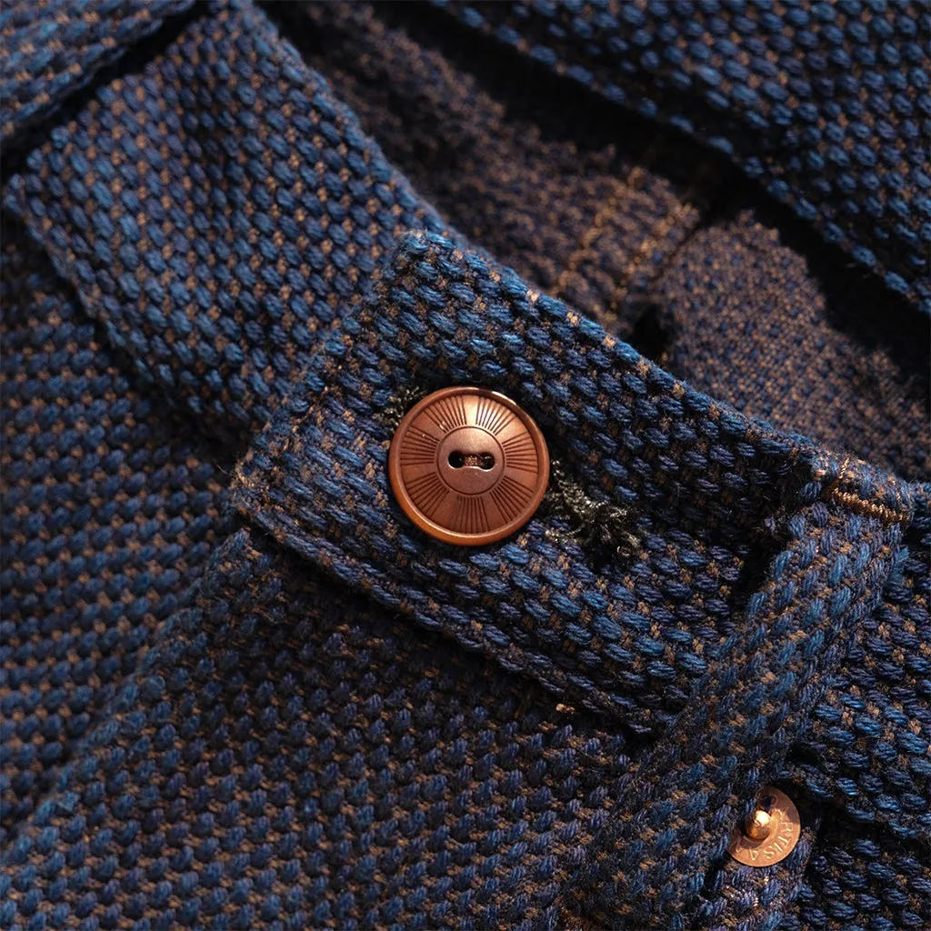 OD SDA "Kasezome" Indigo x Dorozome Sashiko Selvedge Pants (Relax Tapered)