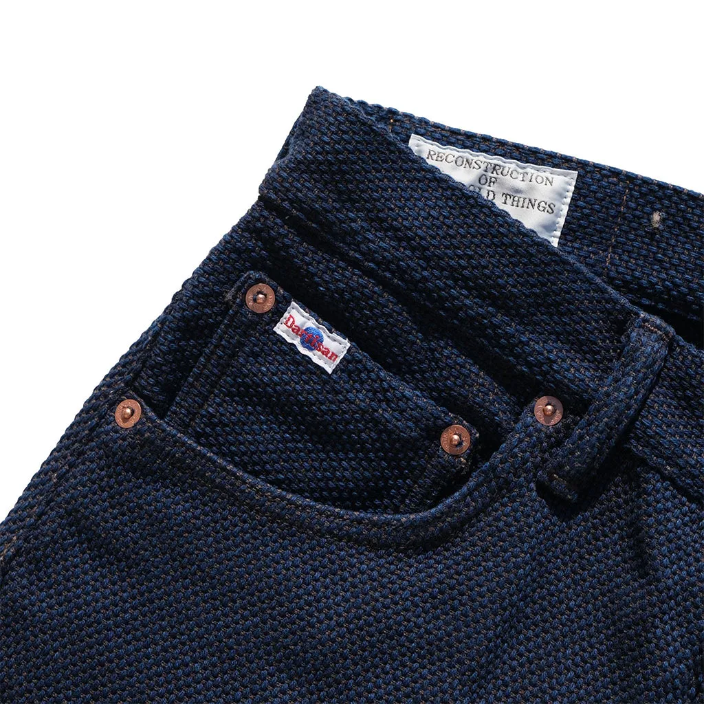 OD SDA "Kasezome" Indigo x Dorozome Sashiko Selvedge Pants (Relax Tapered)