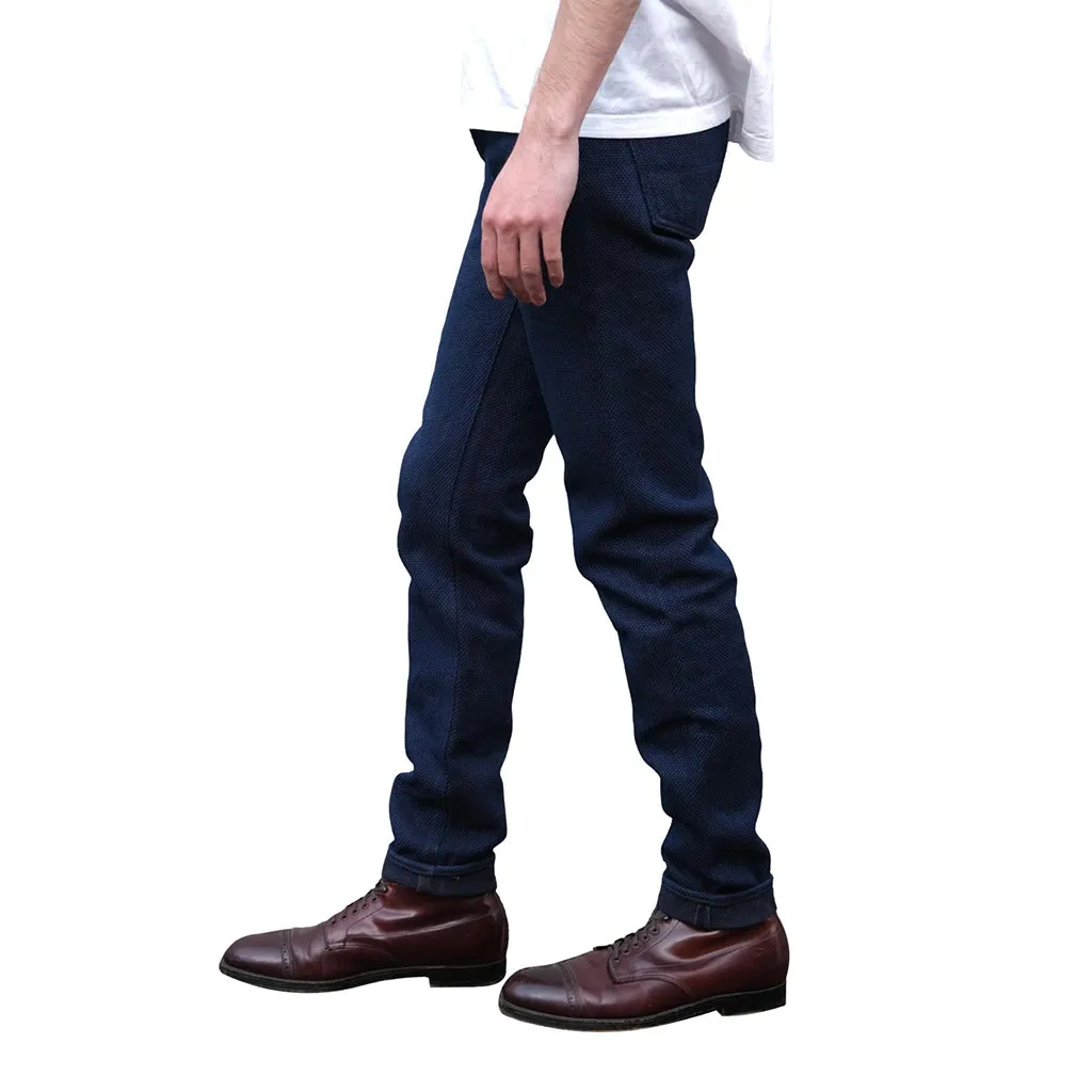 OD SDA "Kasezome" Indigo x Dorozome Sashiko Selvedge Pants (Relax Tapered)