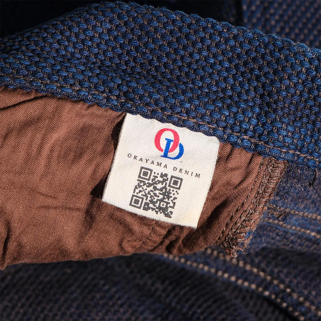 OD SDA "Kasezome" Indigo x Dorozome Sashiko Selvedge Pants (Relax Tapered)