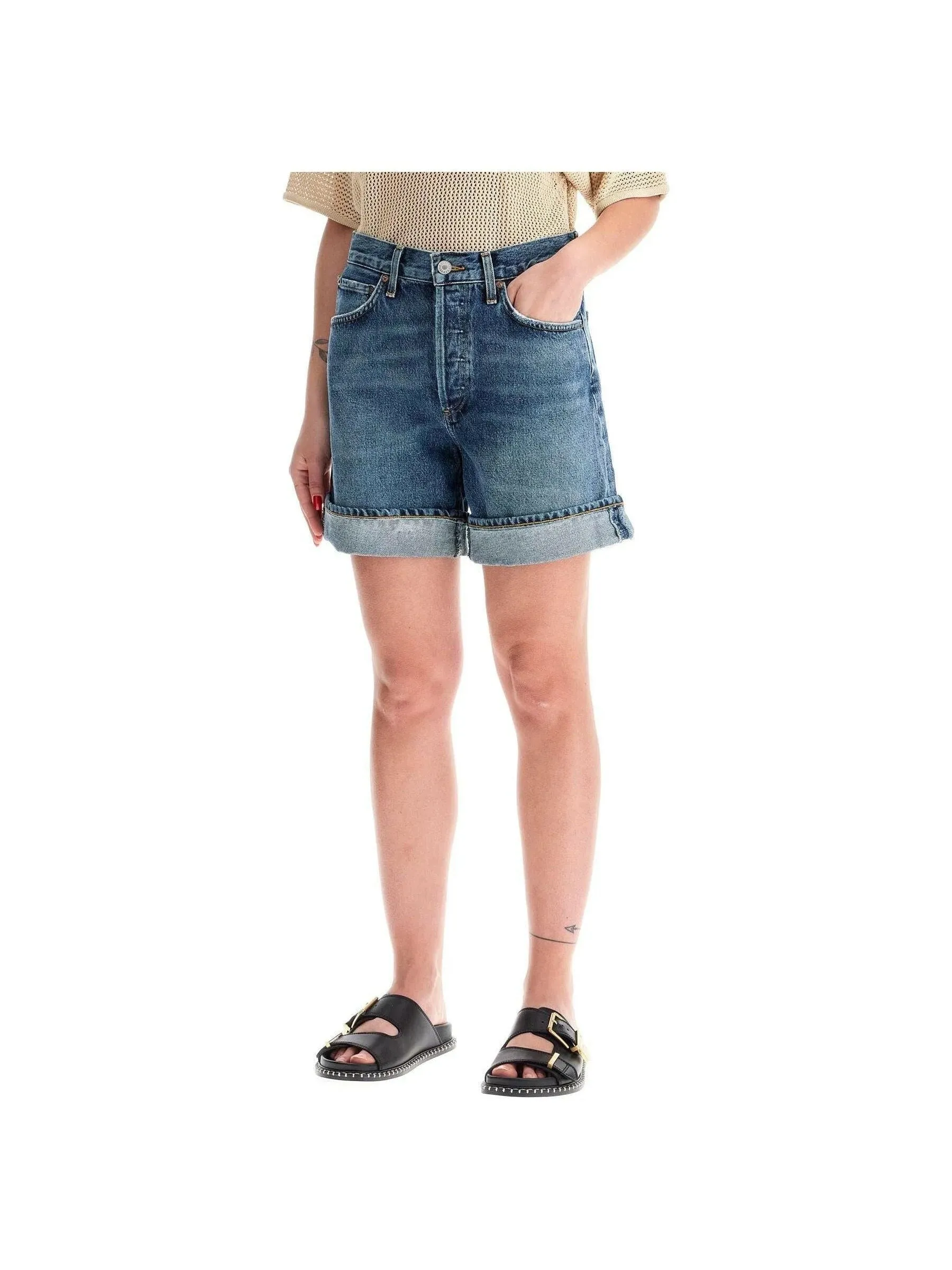 Parker Distressed Denim Shorts